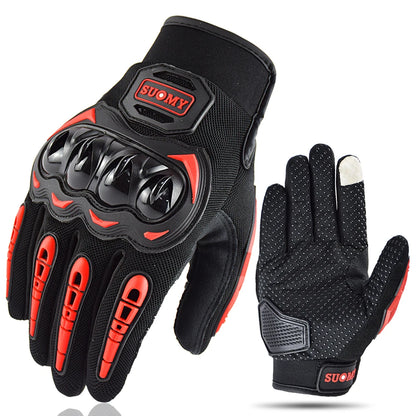 Gants de course à doigt complet respirant 