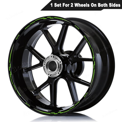 Motorcycle Reflective Wheel Rim Stripe 