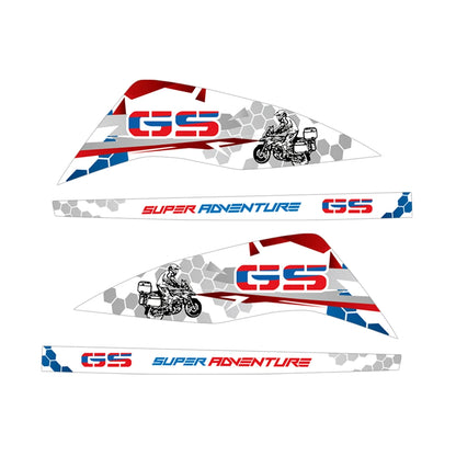 Decalcomanie per paramani moto GS Adventure
