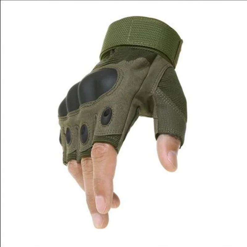 Guantes tácticos de medio dedo