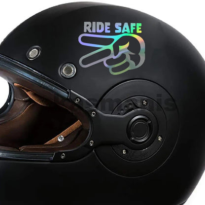 Ride Safe Motorcycle Decal 