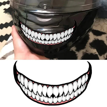 Smile Evil Sticker Helmet