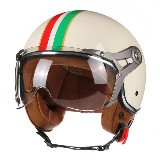 Retro Premium Open Face Helmet 