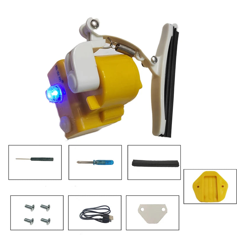 Compact Electric Helmet Wiper