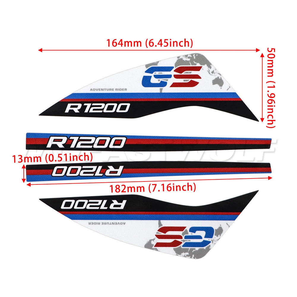 Kit di decalcomanie per paramani GS Super Adventure