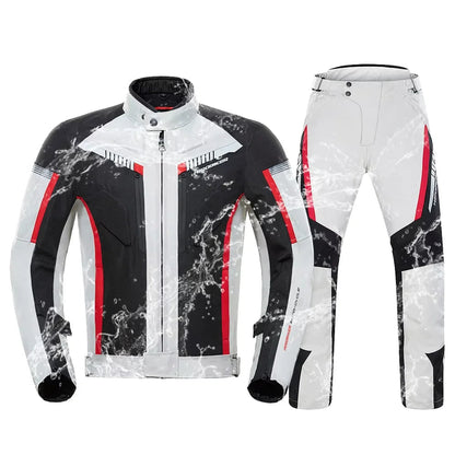 Motorradjacke und Hosen Set