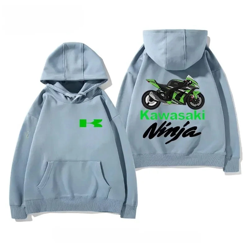 Ninja Motorcycle Graphic Hoodies 