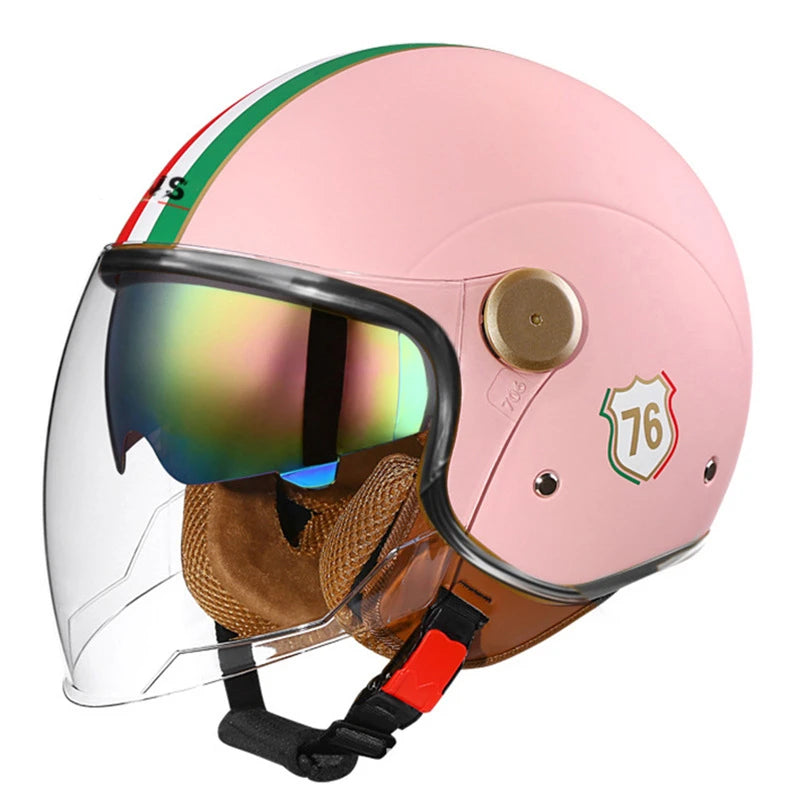 Open Half Helmet Retro 
