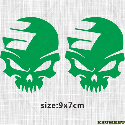 Skull Racing Decal Set