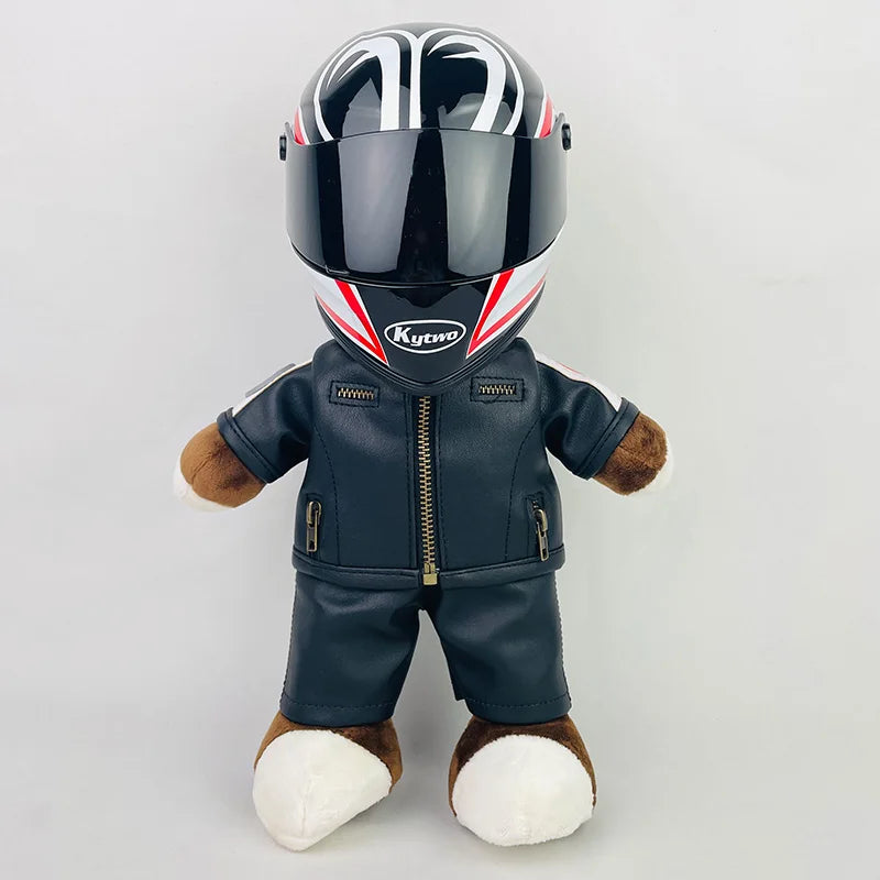 Motorcycle Bear Helmet Decor