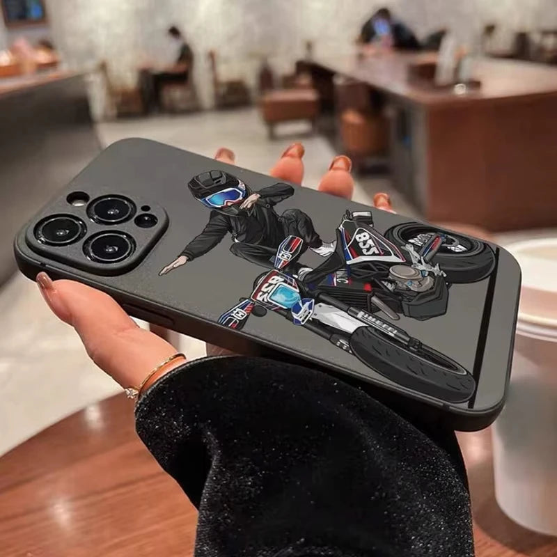 Motorbike Matte iPhone Case 
