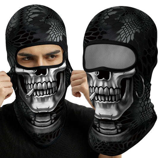 Skull Face Motorcycle Balaclava 