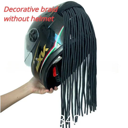 Casque tressé décoratif 