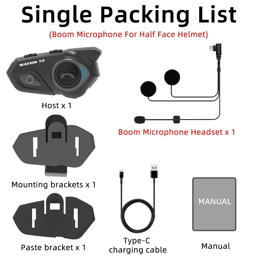 Helmet Bluetooth Intercom