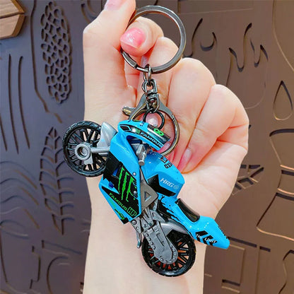 Mini Motorcycle Keychain 