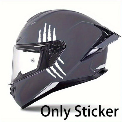 Claw Marks Helmet Stickers