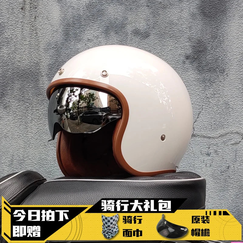 Open Face Half Motorcycle Helmet 