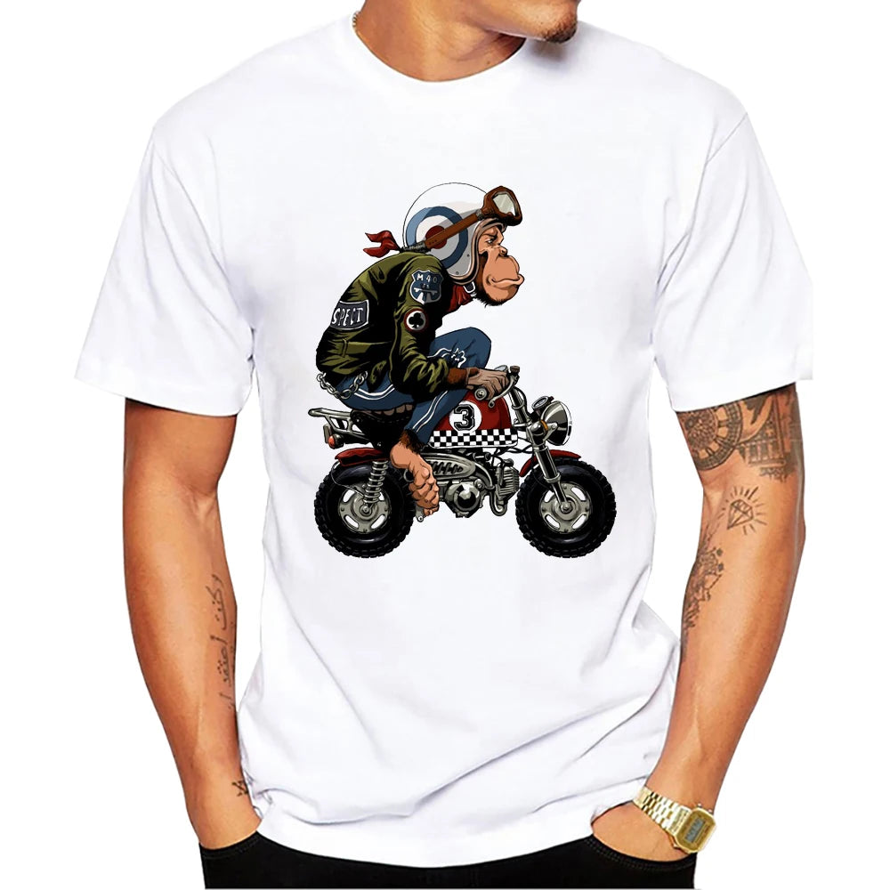 Monkey Bike Men T-Shirt 
