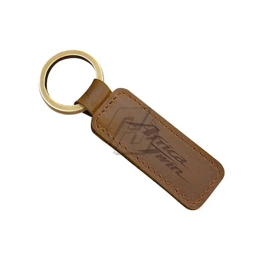 Africa Twin Leather Tag Keychain 
