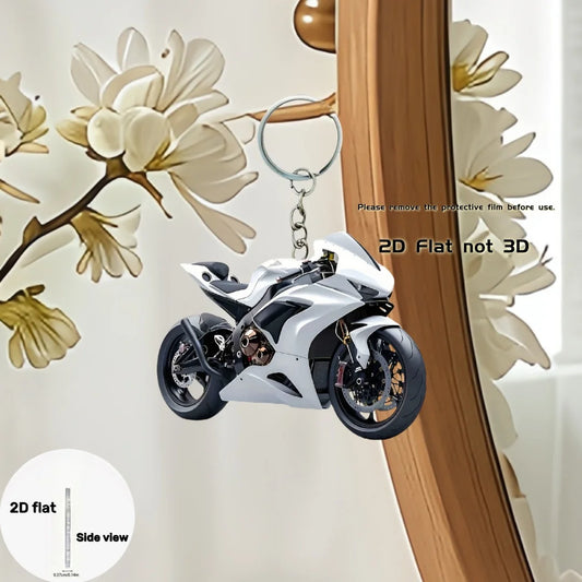 Motorcycle Pendant Keyring 