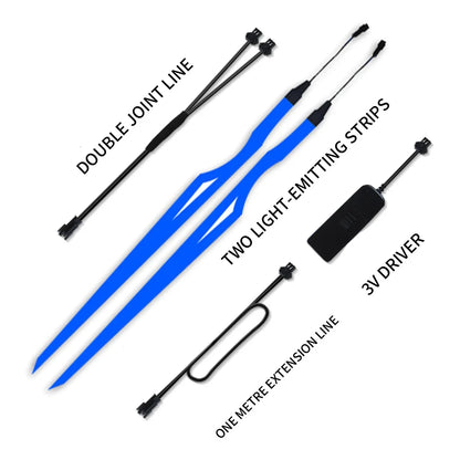 Tira conduzida da luz da noite do capacete