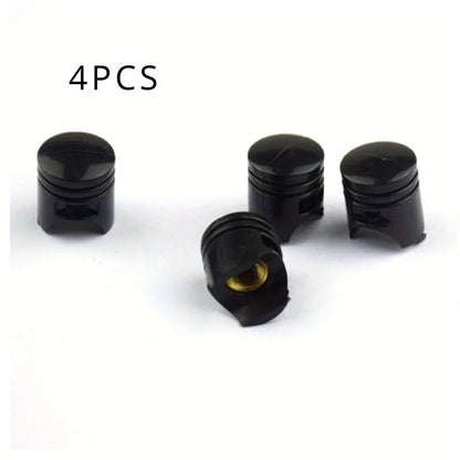 4 PCS Metal Valve Caps 