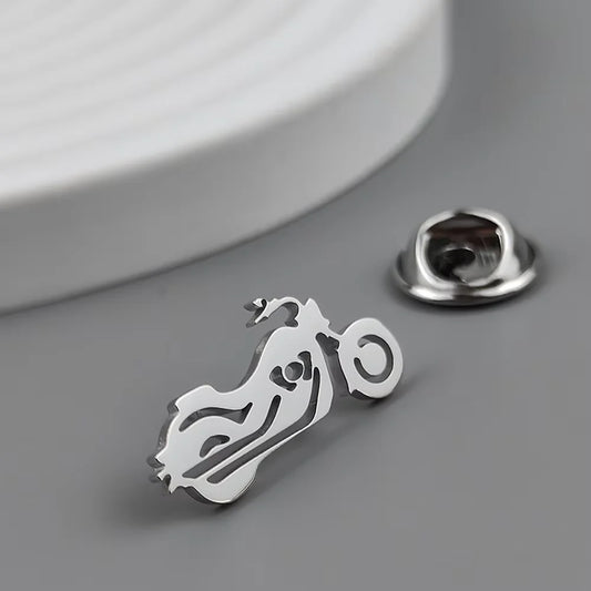 Motorcycle Brooch Pin 