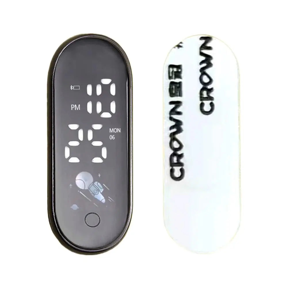 นาฬิกาขนาดเล็กแบบติดส่องสว่าง – นาฬิกา LED กันน้ำสำหรับแผงหน้าปัดรถจักรยานยนต์และรถยนต์