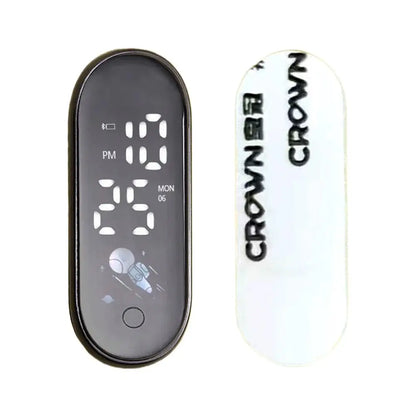 นาฬิกาขนาดเล็กแบบติดส่องสว่าง – นาฬิกา LED กันน้ำสำหรับแผงหน้าปัดรถจักรยานยนต์และรถยนต์