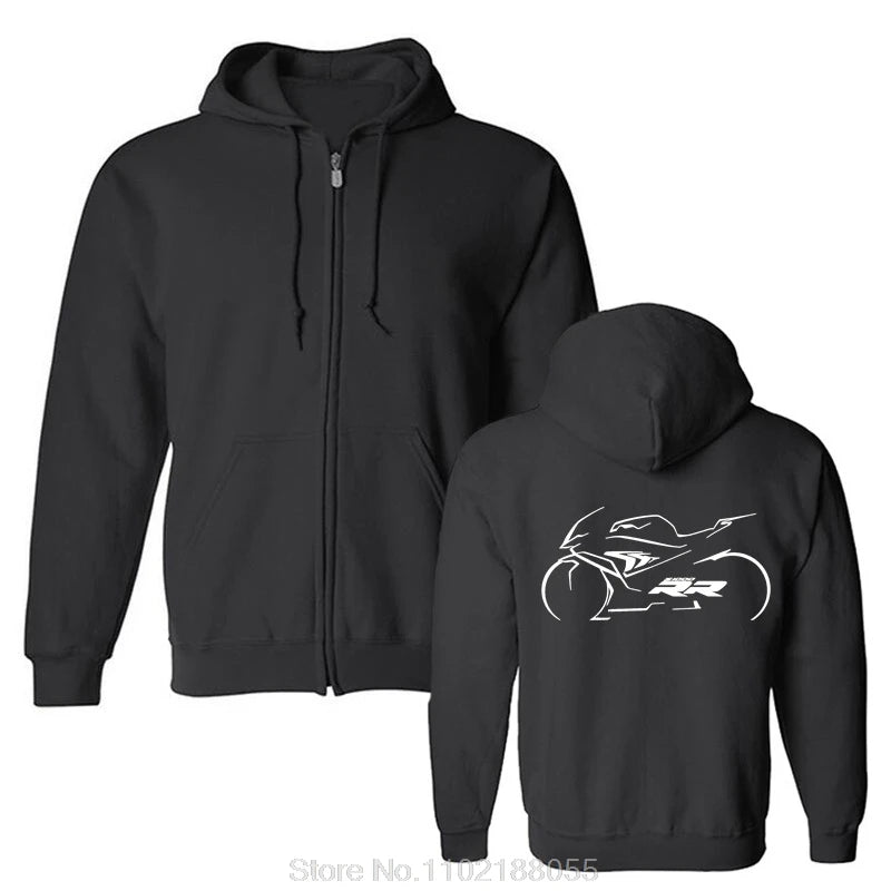 Motorcycle Zipper Hoodie 