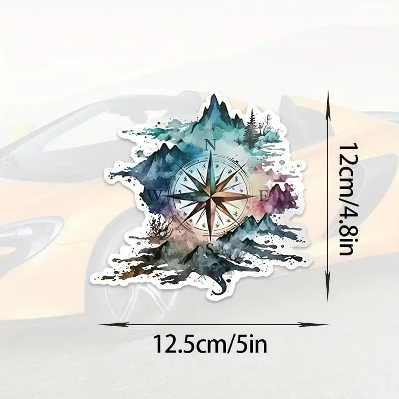 Compass Sticker 