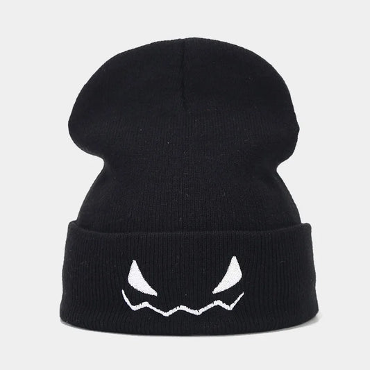 Fun Embroidery Knitted Beanie