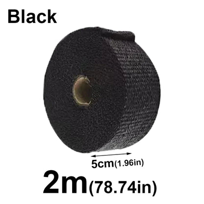 Motorcycle Exhaust Thermal Tape – Header Wrap Glass Fiber 1/2M