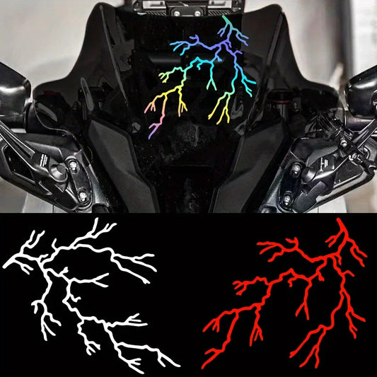 Lightning Motorcycle Sticker 