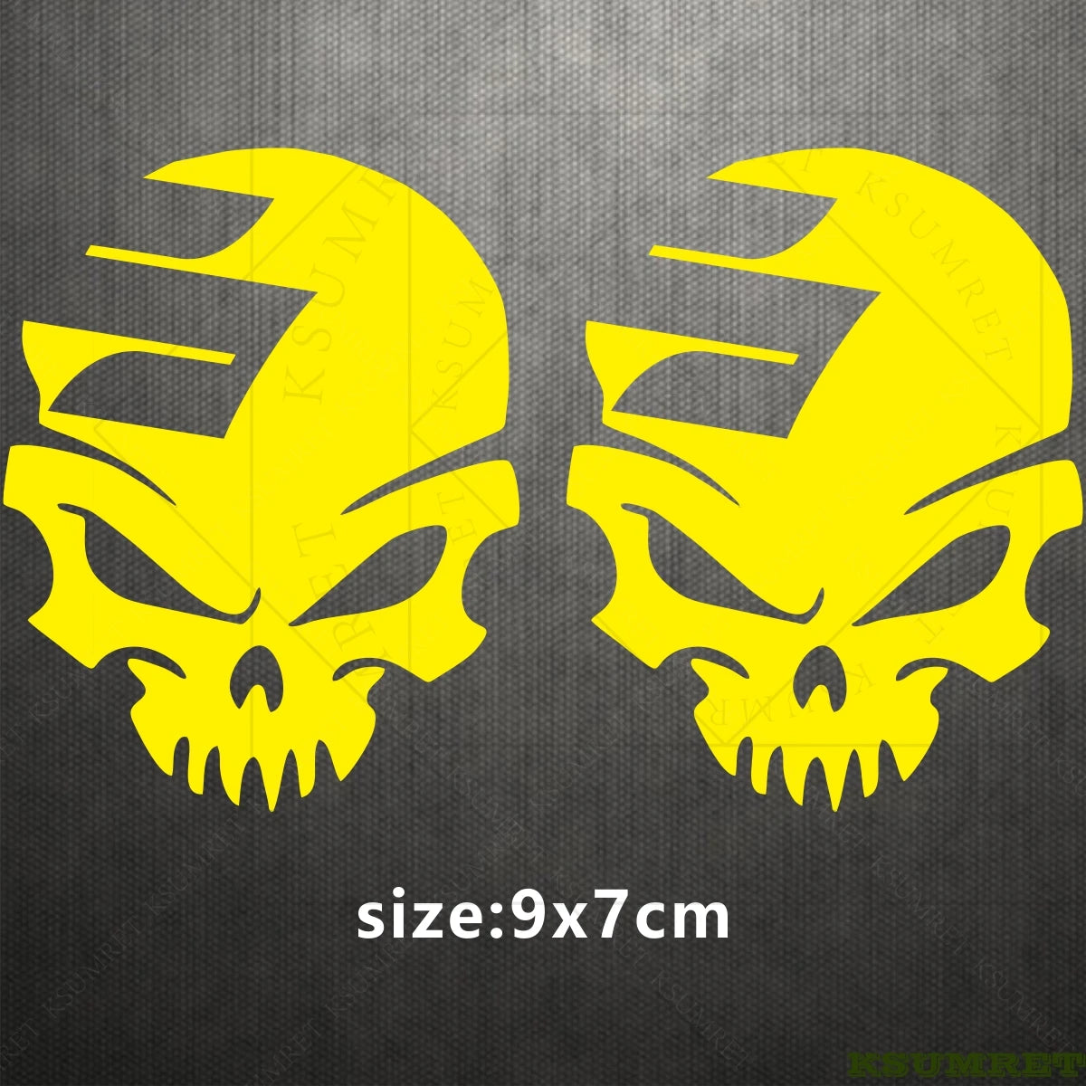 Skull Racing Decal Set