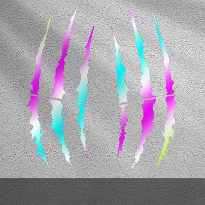 3D Claw Scratch Decal Stickers 