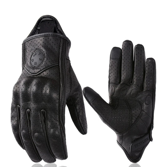 Men’s Leather Motorcycle Gloves 