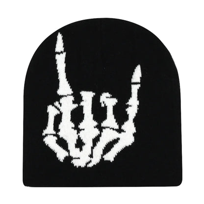 Skull Beanie Motorcyclist 