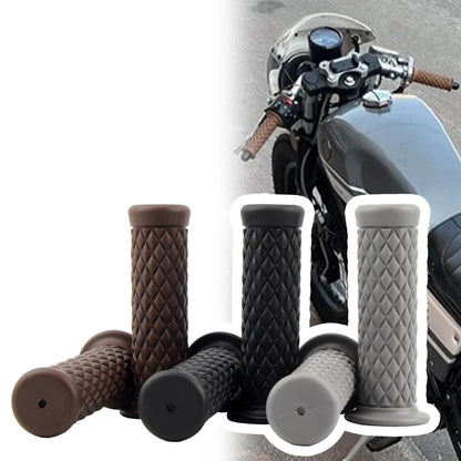 Universal Motorcycle Handlebar Grips – Anti-Slip TPR 7/8" 22mm (1 Pair)