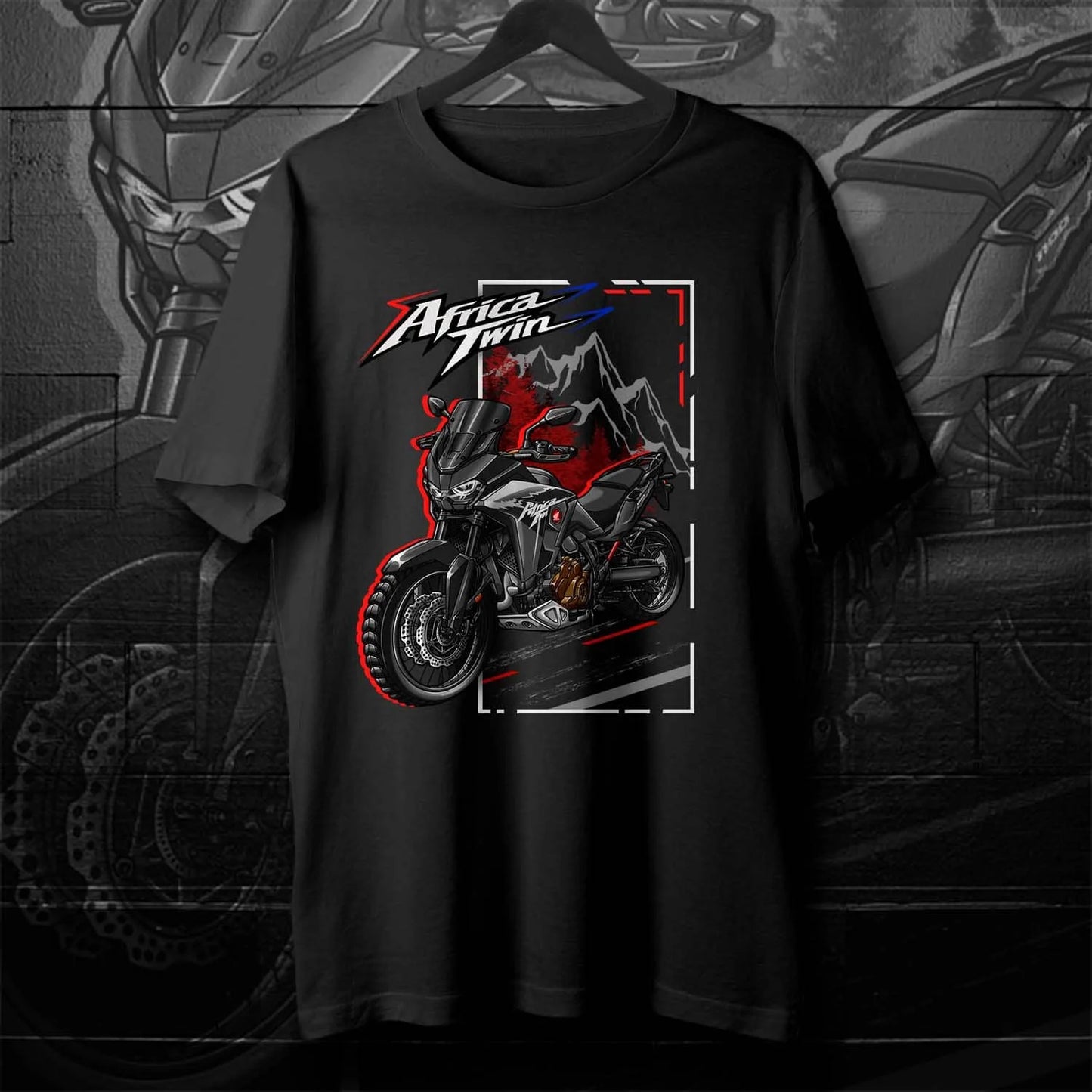 Africa Twin Motorcycle Rider T-Shirt 