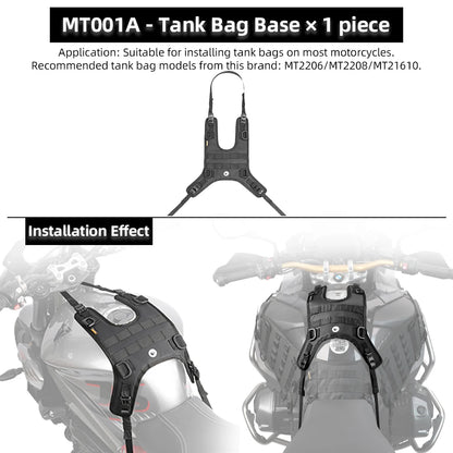 Bolsa de tanque táctico de motocicleta - Base y tanque de chaleco