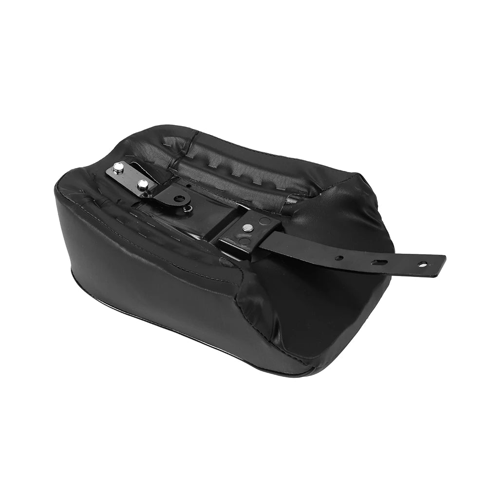 Motorcycle Black Passenger Seat 