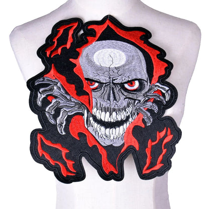 Punk Embroidered Iron On Patches 