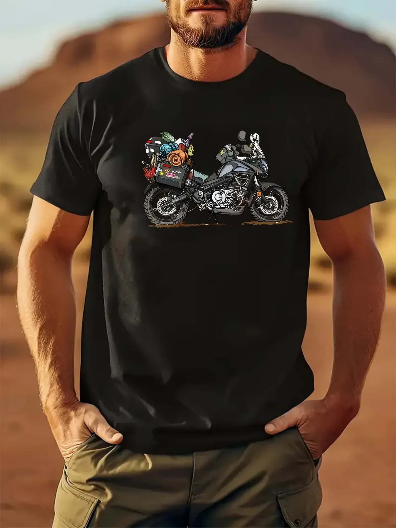 Men’s Motorcyclist Thematic Shirt 