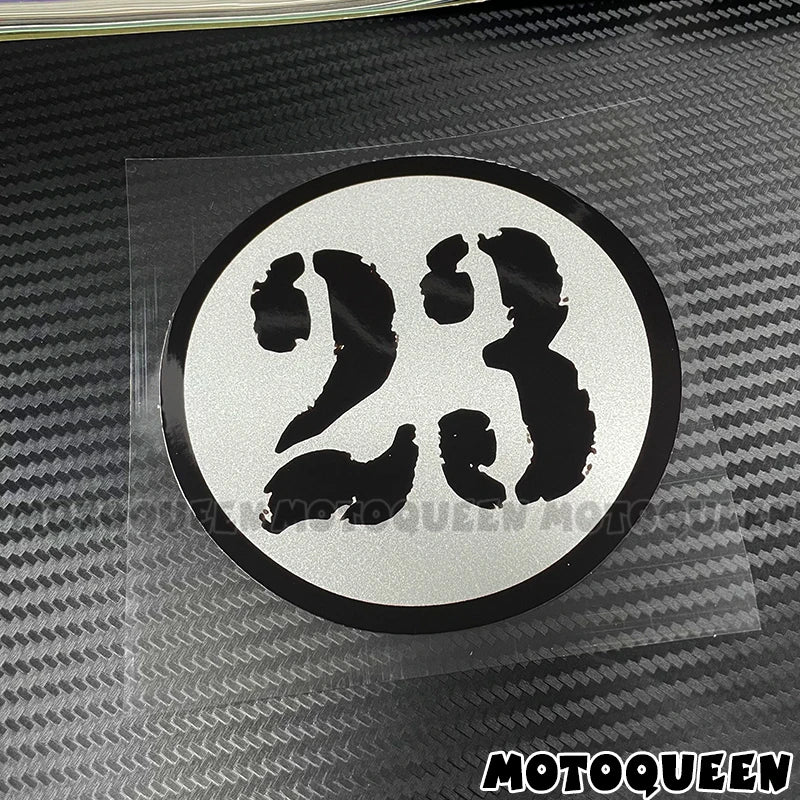 Cafe Racer Number Decals