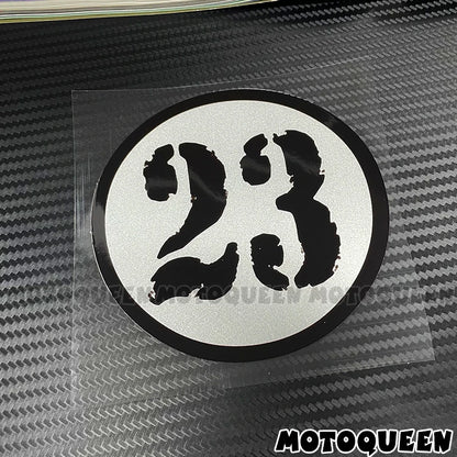 Cafe Racer Number Decals