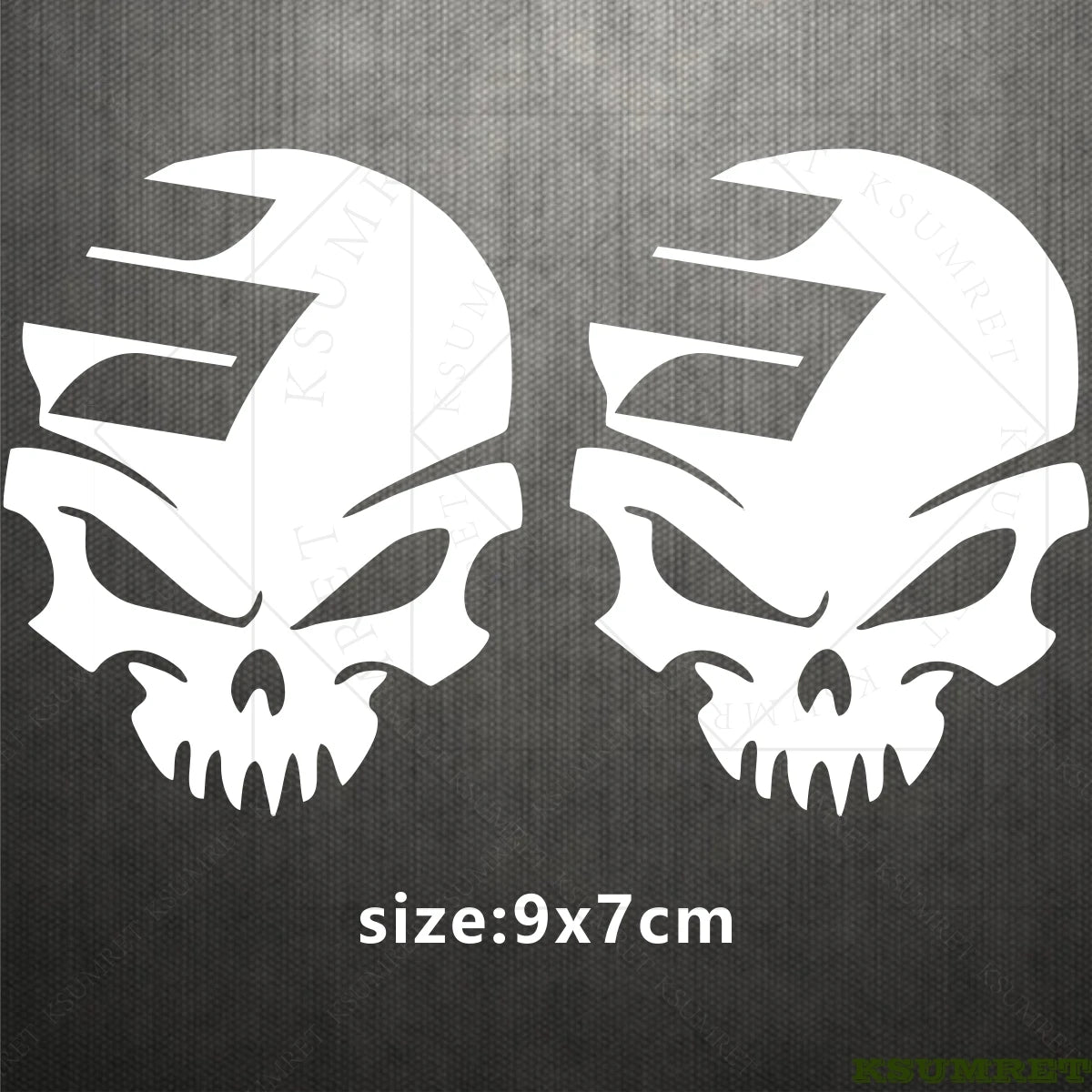 Skull Racing Decal Set