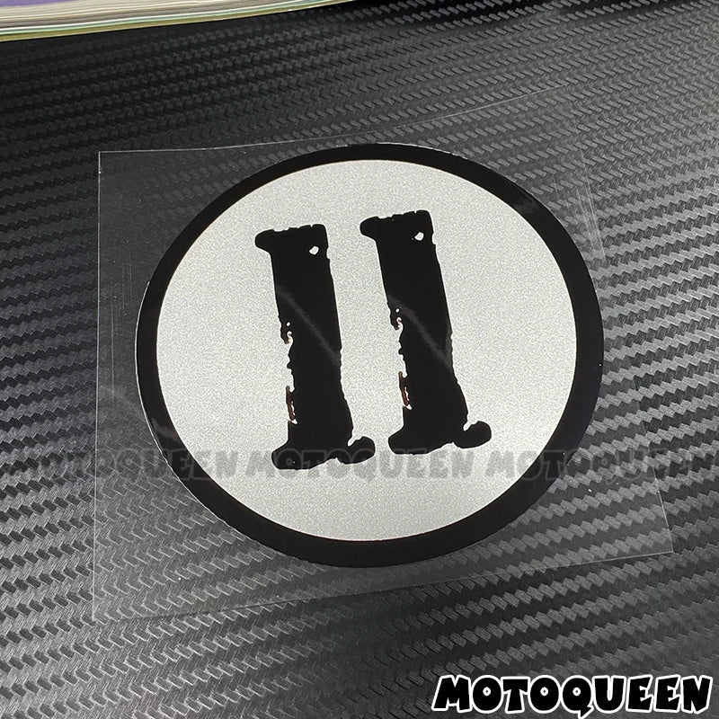 Cafe Racer Number Decals