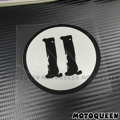 Cafe Racer Number Decals