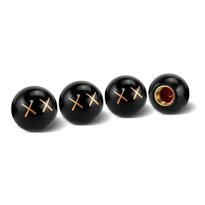 4 Pcs Tire Valve Caps – Funny & Functional 